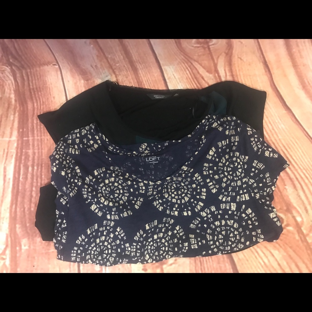 Ann Taylor / Vera Wang 2 shirts lot